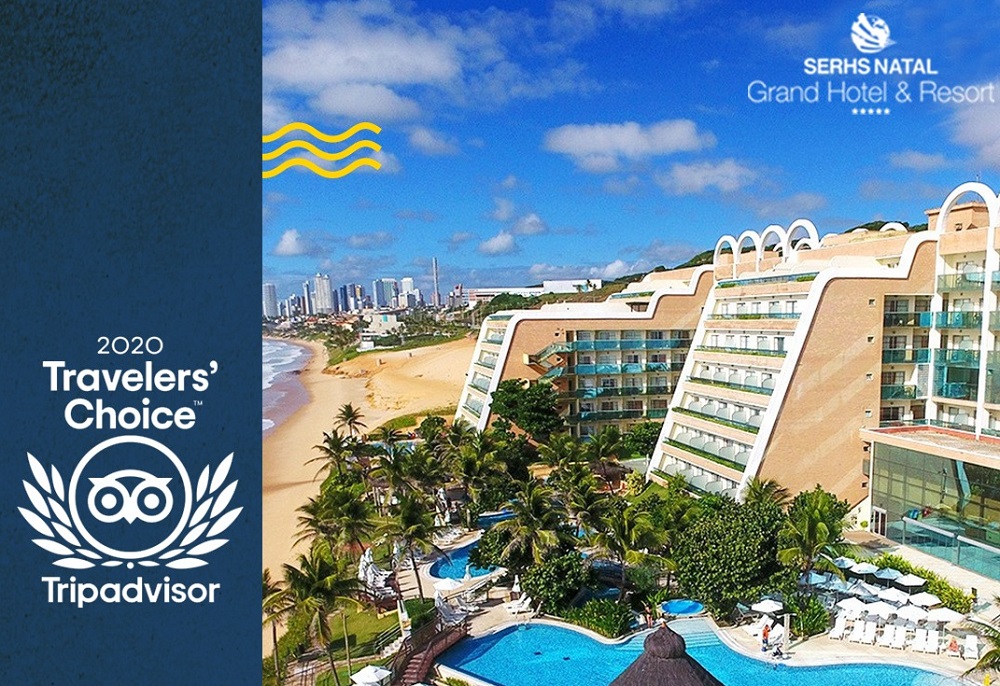 Você está visualizando atualmente SERHS Natal Grand Hotel & Resort ganha Certificado Traveller’s Choice 2020